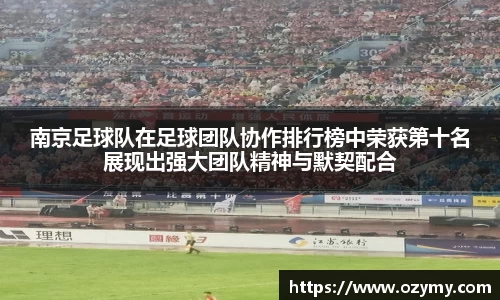 南京足球队在足球团队协作排行榜中荣获第十名展现出强大团队精神与默契配合
